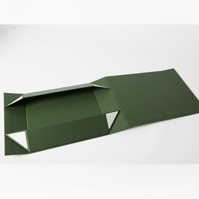 acheter Boîte d' emballage magnétique pliante en carton, boîte cadeau magnétique verte Impression sur mesure online manufacture