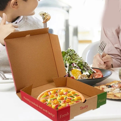 acheter Boîte à pizza en papier alimentaire Boîte à pizza en papier kraft Emballage sur mesure Imprimé avec logo online manufacture