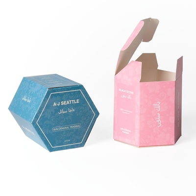 acheter Boîte cadeau en papier en forme d'hexagone irrégulière End Tuck Eye Catching Emballage bas MOQ online manufacture