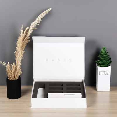 acheter Boîte magnétique en forme de livre en papier revêtu sur mesure avec insert pour parfum online manufacture
