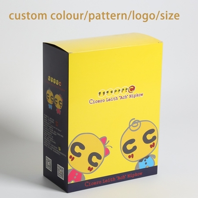 acheter Boîte d'emballage en papier jaune avec fenêtre transparente pour accessoires de téléphones portables online manufacture
