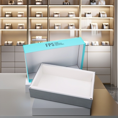 acheter OEM Logo rigide Coffres-cadeaux de bijoux personnalisés Boîtes d'emballage de cadeaux en papier revêtu online manufacture