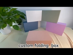 Le logo adapté aux besoins du client a imprimé la boîte magnétique se pliante de carton rigide avec la surface mate de stratification