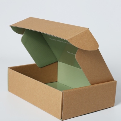 Boîtes de papier kraft ondulé recyclables, emballage de bijoux Boîte de kraft design libre