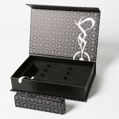 Boîte cadeau magnétique pliable pour les parfums boîtes d'emballage avec logo personnalisé Insert d'éponge