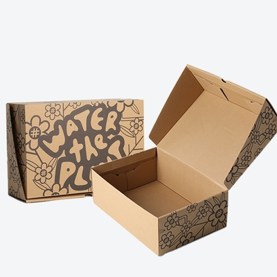 Boîte à lettres ondulée Boîte à expédition en carton Boîte à lettres en papier artisanal pour chaussures