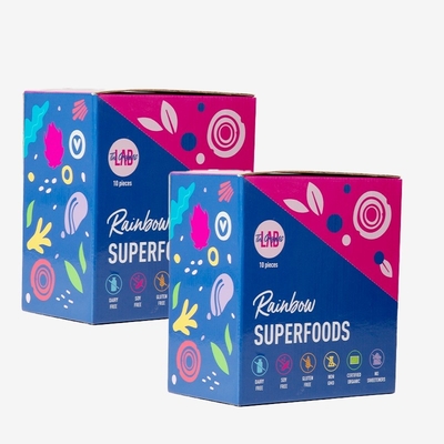 Taille personnalisée acceptée Coloriage ondulé Tuck End Packaging pour les boîtes cadeaux alimentaires