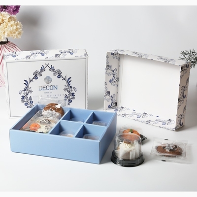 Élégante boîte cadeau à biscuits séparée Emballage personnalisable Conception pliable