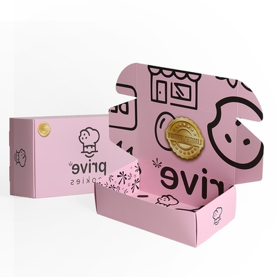 Boîte à lettres en papier recyclable à marque personnalisée, boîte à chocolat pliable