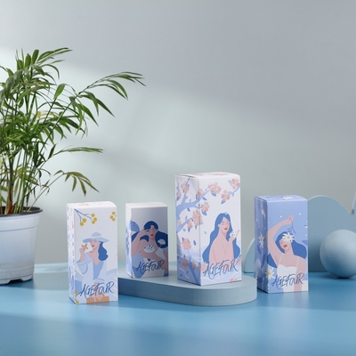 Boîte d' emballage cosmétique de luxe, boîte cadeau pour soins de la peau