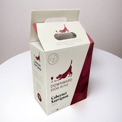 Boîtes d'expédition en carton blanc pour les cils Emballage personnalisé Logo à chaud