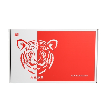 Commande personnalisée boîtes de courrier en papier ondulé artisanal avec logo personnalisé avantage UV et doublure d'éponge pour emballage cadeau vin