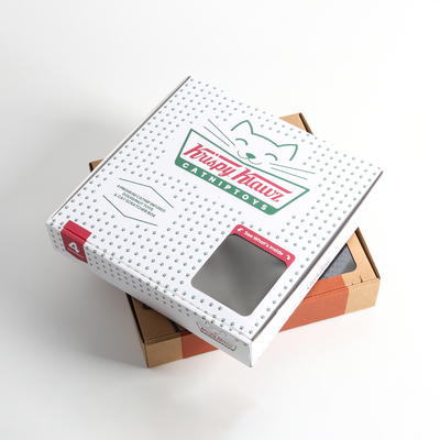 Boîtes à pizza ondulées Boîtes en carton de style pizza pour expédier rapidement des produits sûrs